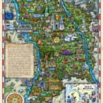 Poster Karte von Moldawien-2