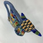 Blaue Kuh mit Blumen – Bild 5