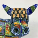 Blaue Kuh mit Blumen – Bild 7