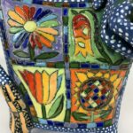 Blaue Kuh mit Blumen – Bild 9