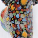 Bemalter Vogel mit Tupfen – Bild 7