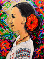 Frau in traditioneller Bekleidung – Bild 2