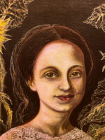 Dame mit Sonnenblumen – Bild 2