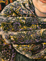 Dame vor Sonnenblumen und Physalisen – Bild 5