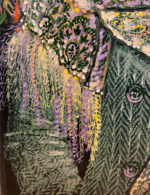 Dame vor Sonnenblumen und Physalisen – Bild 4