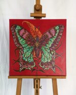 Schmetterling in Rot – Bild 2