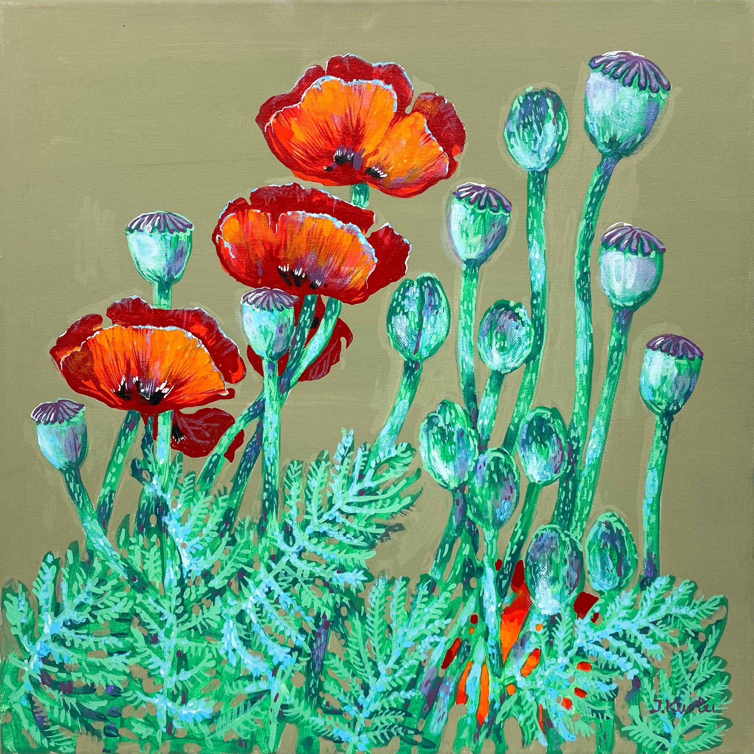 IMG_5855 Blühender Mohnstrauß II – Bild 1