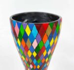 Buntkarierte Vase – Bild 6