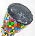 Buntkarierte Vase – Bild 12