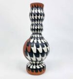 Hahnentritt-Muster Vase III – Bild 2