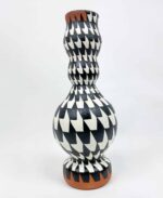 Hahnentritt-Muster Vase III – Bild 3