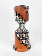 Hahnentritt-Muster Vase II – Bild 3