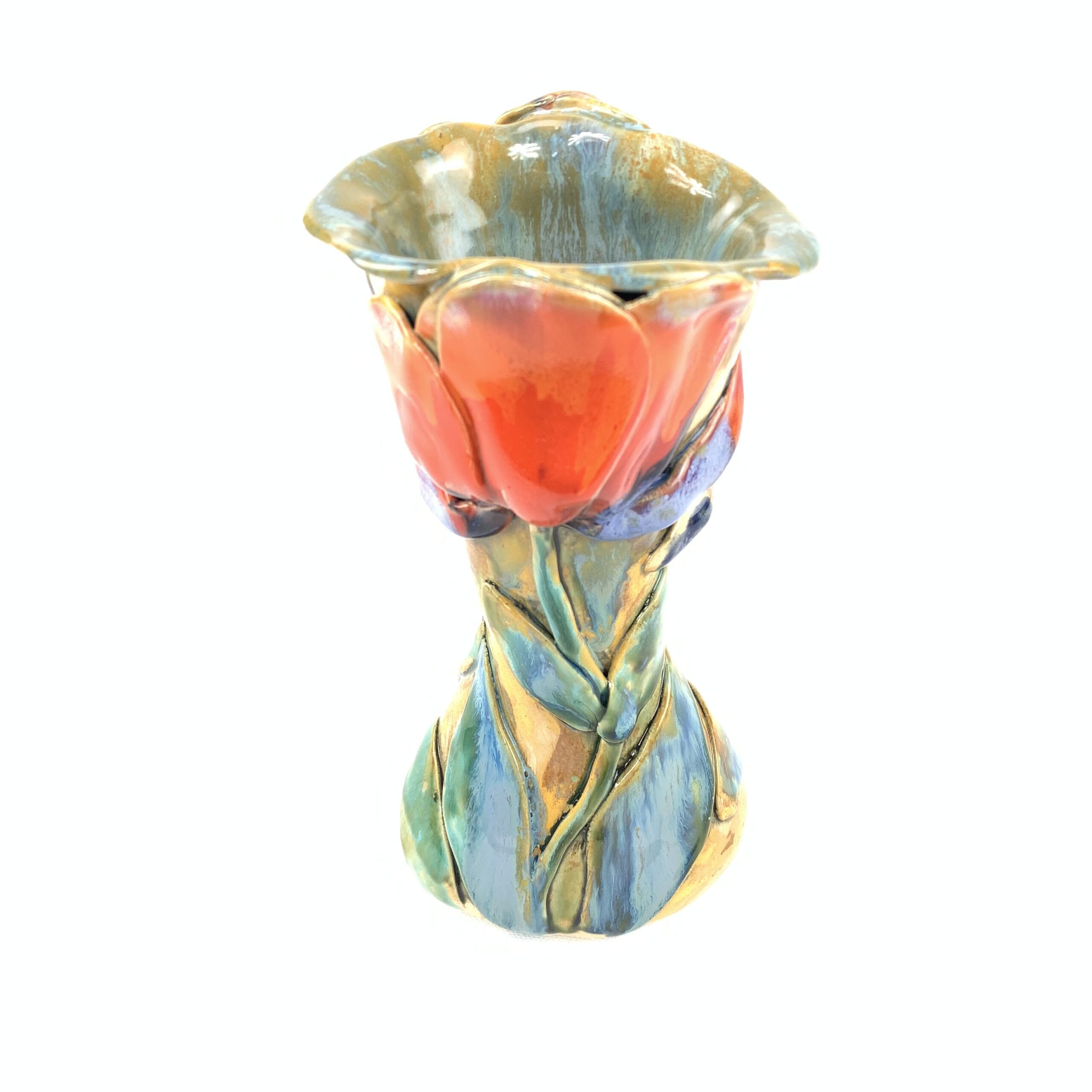 IMG_7263-scaled-1.jpeg Schmale Vase mit Tulpen – Bild 1