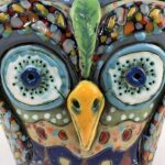 Bemalte flache Eule – Bild 7