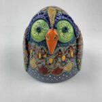 Große Bemalte ovale Eule – Bild 2