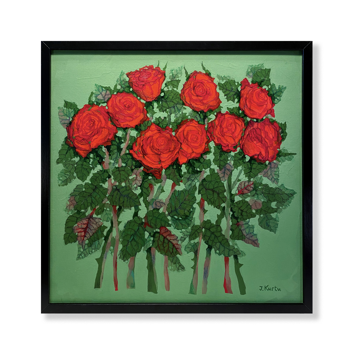 Rosenstrauß II - Rahmen Rosenstrauß II – Bild 1