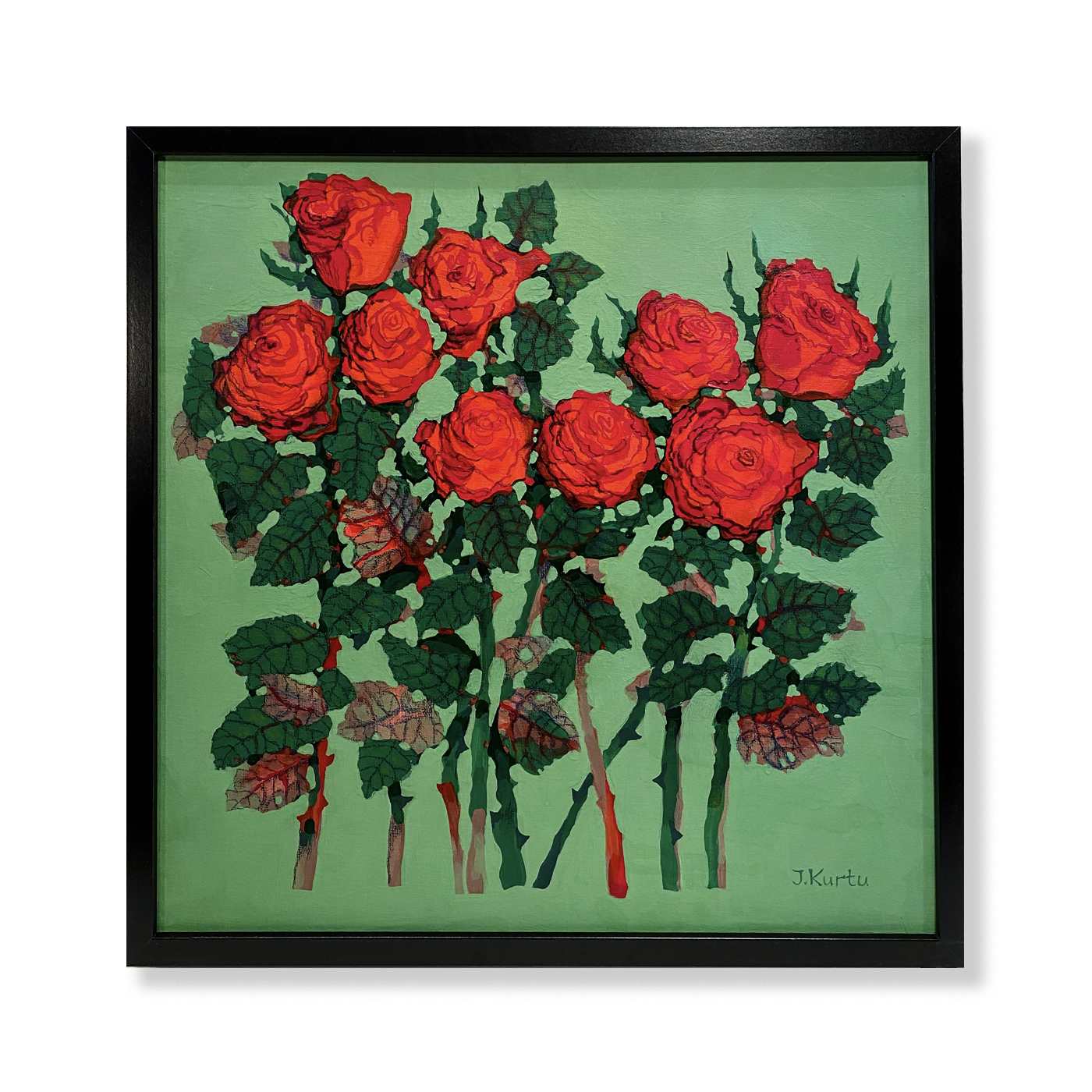 Rosenstrauß III - Rahmen Rosenstrauß III – Bild 1