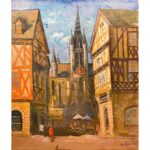 Altstadt Dijon in Frankreich