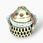 Großer Engel Windlicht