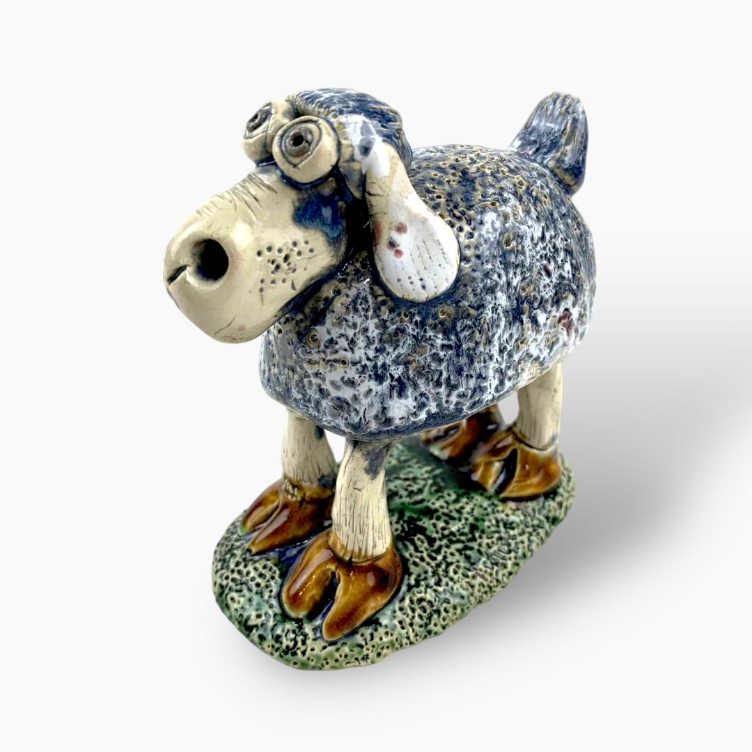 keramik_020_20231112_183854 Schaf blau – Bild 1