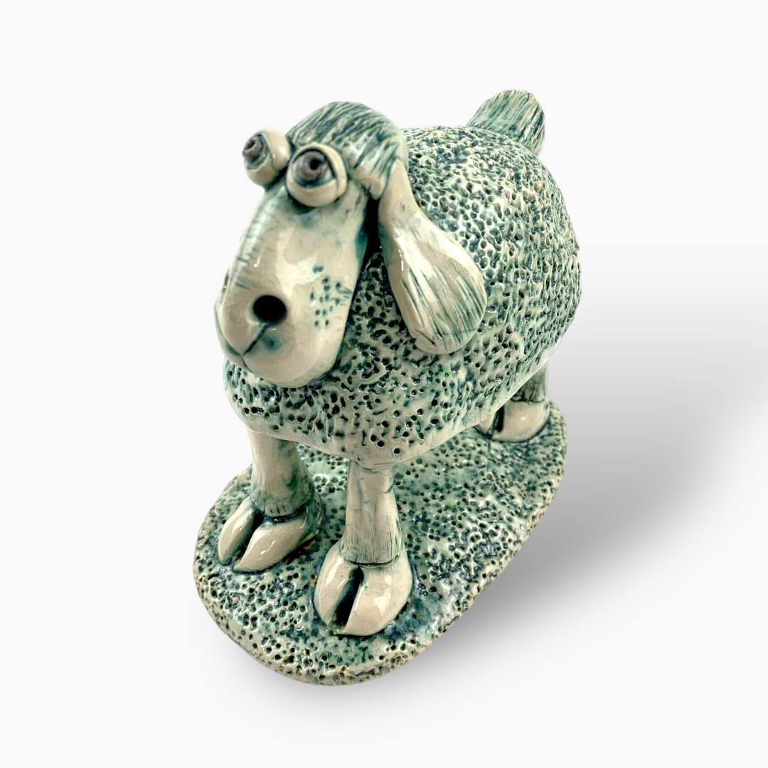 keramik_038_20231112_183854 Schaf grün – Bild 1